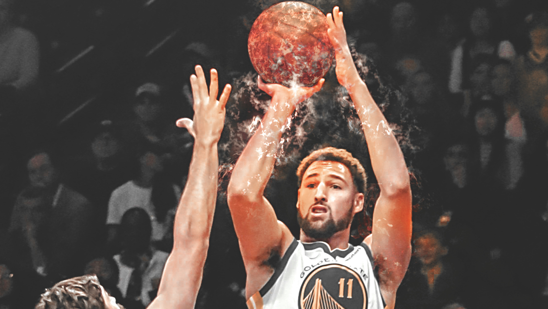 勇士队的克雷汤普森创造了nba第一投不中前三分球最多的记录