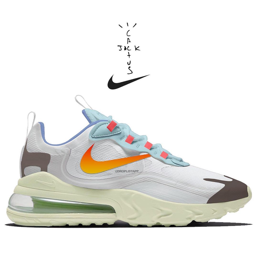 Air Max 270,React,Travis Scott  怒获 861.9 万点赞！Travis Scott 女儿上脚全新反勾！酸了...