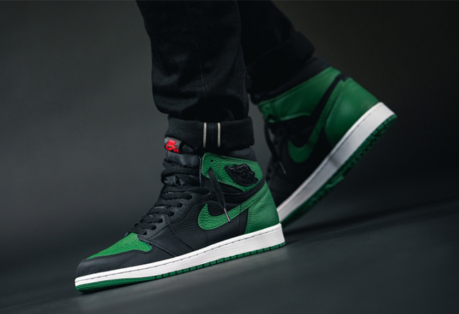 Air Jordan 1,AJ1,发售  穿上就是 OG 味儿！黑绿 Air Jordan 1 本周五正式发售！