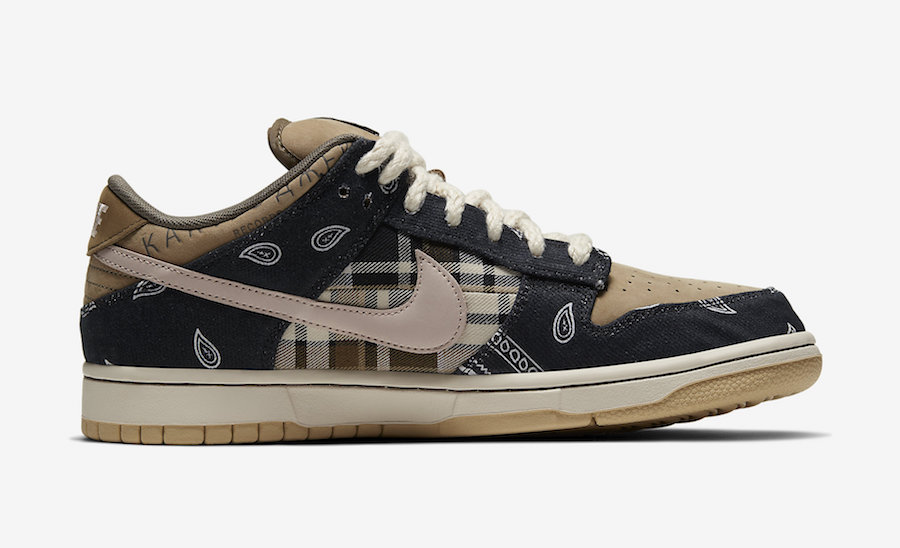 CT5053-001,TS,Travis Scott,Dun CT5053-001 Travis Scott x Dunk SB 官图终于来了！会在 SNKRS 发售吗？