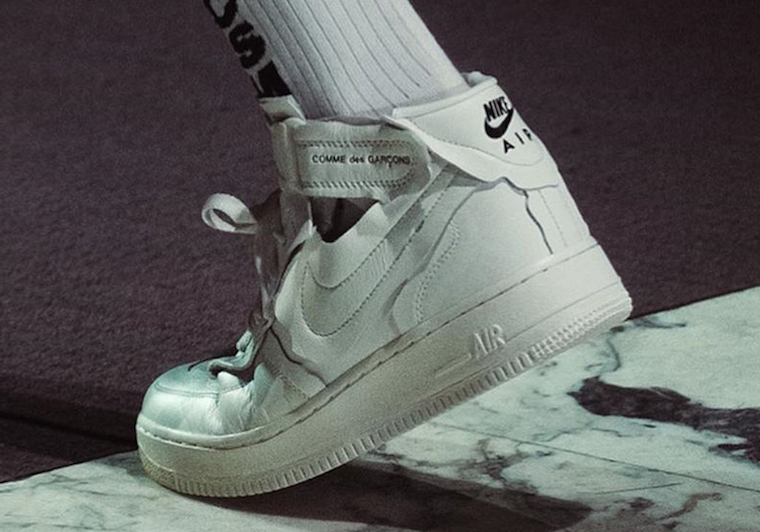 Comme des Garçons,Nike,Air For  巴黎时装周秀场首次现身！全新 CdG x AF1 Mid 或于年底发售