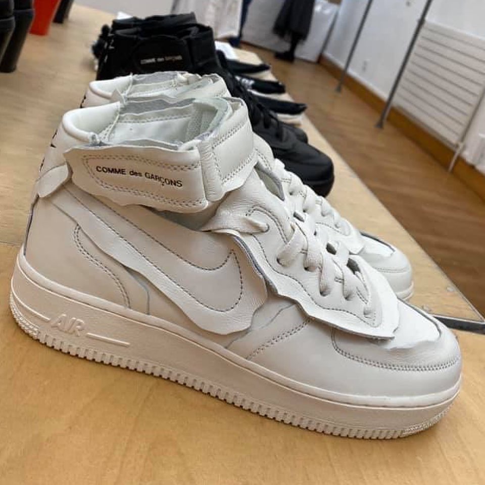 Comme des Garçons,Nike,Air For  巴黎时装周秀场首次现身！全新 CdG x AF1 Mid 或于年底发售