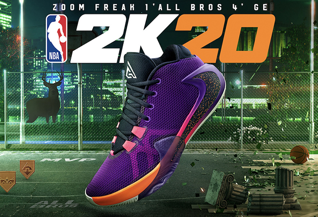 Nike,Freak 1,2K20  2K 联名新鞋来了！Nike Freak 1 “All Bros 4” 即将发售！