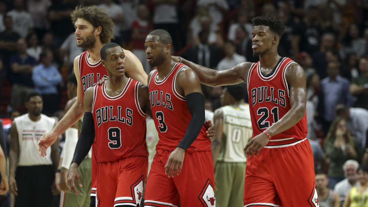 Jimmy Butler, Dwyane Wade prefer Bulls to move on from Rajon Rondo