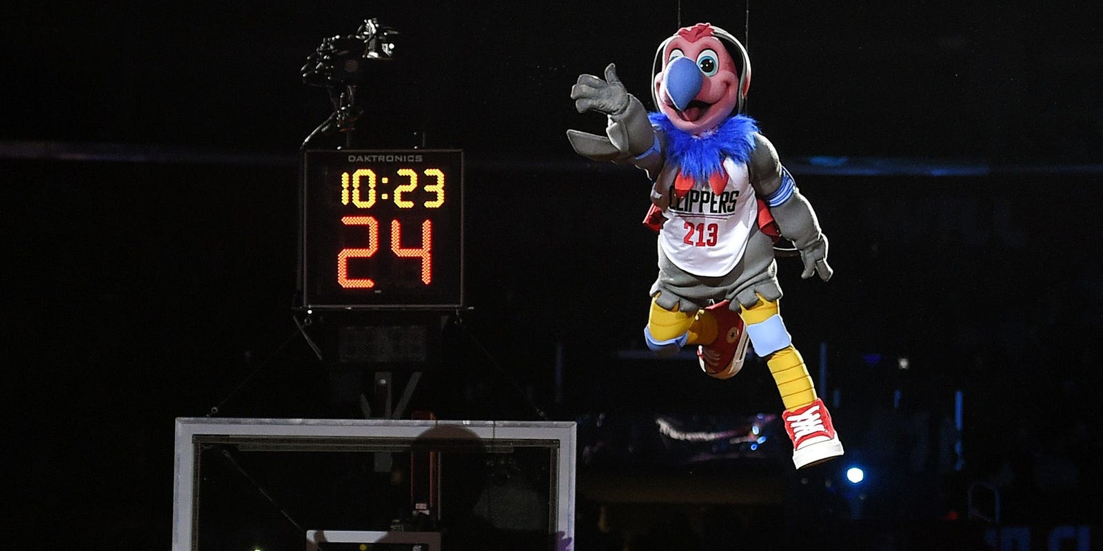 New Clippers mascot Chuck the Condor isn't that bad, is he?