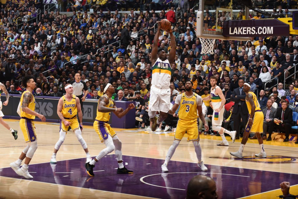 Lakers' first look at Zion Williamson sets up possible playoff ...