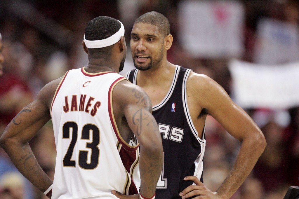 Tim Duncan To LeBron James After Sweeping The Cavs: “This Is Going ...