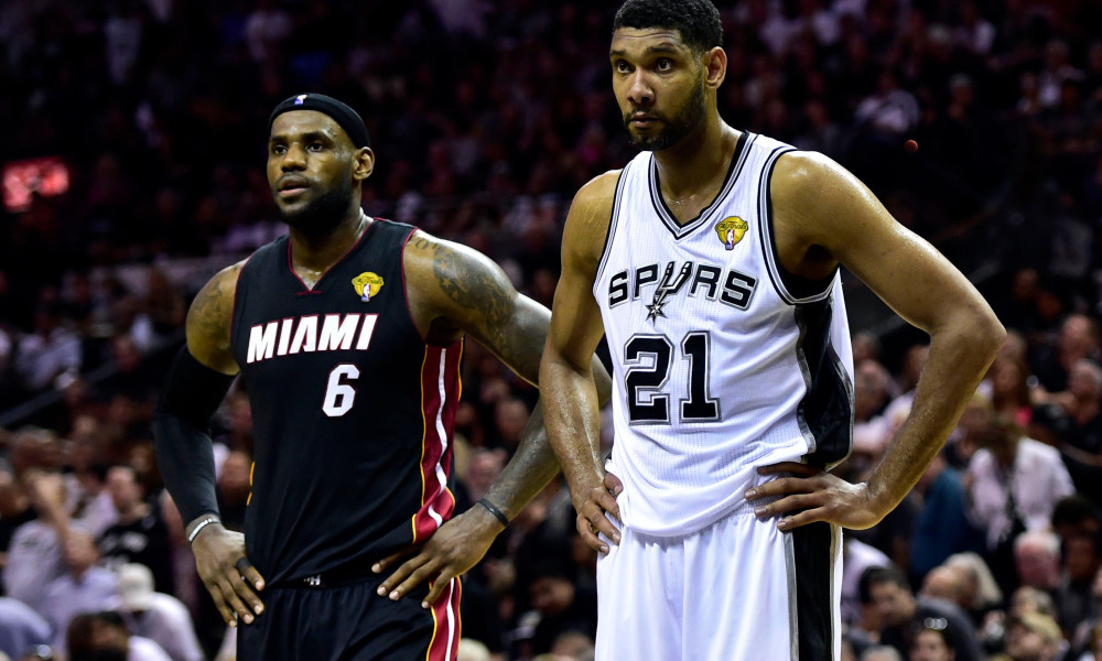 LeBron calls Tim Duncan the 'greatest PF ever' in heartfelt ...