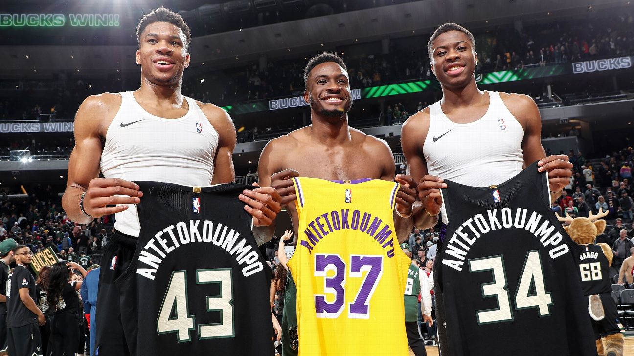 Giannis Antetokounmpo and his brothers have one goal - be their ...