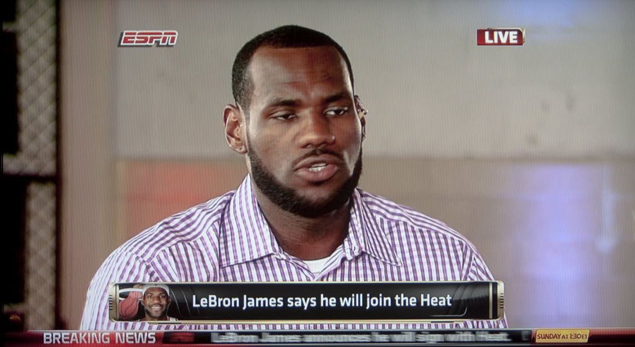 LeBron James made 'The Decision' one year ago today - al.com