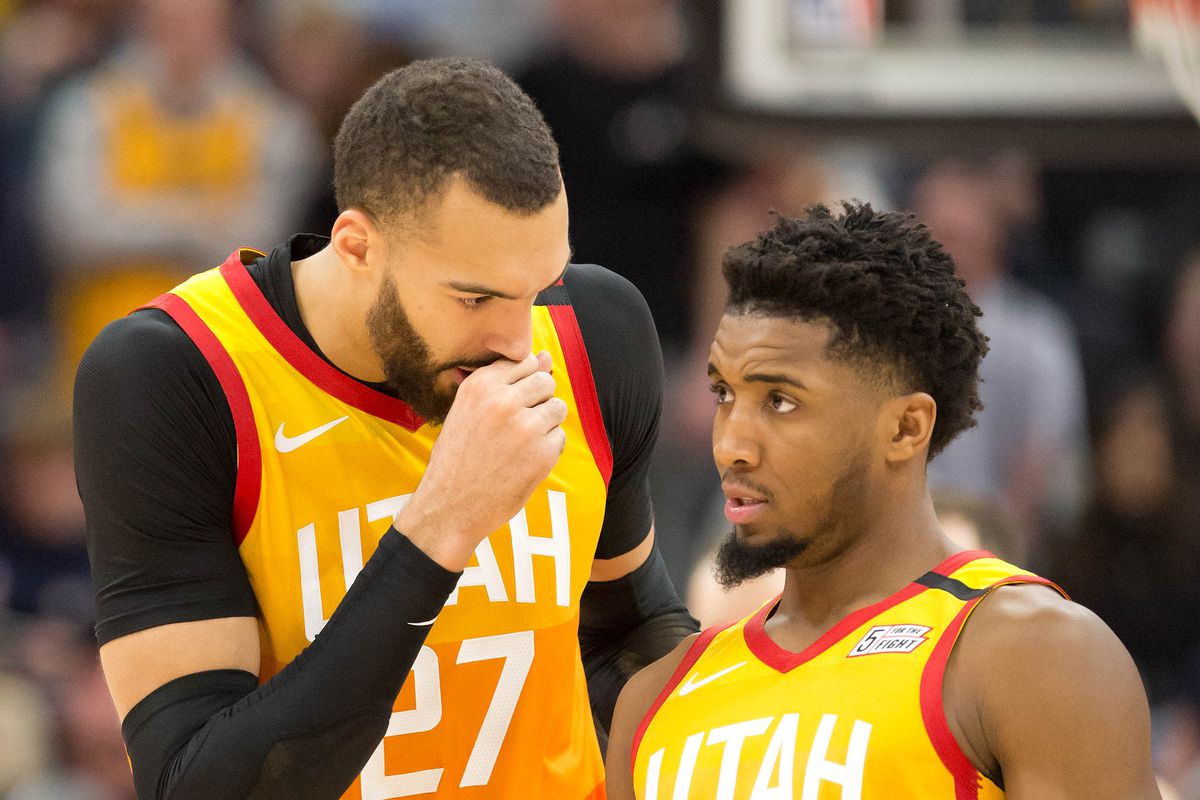 Rudy Gobert and Donovan Mitchell aren't on good terms after ...