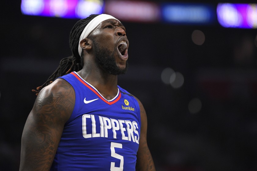 Clippers' Montrezl Harrell announces he's back in NBA bubble - Los ...