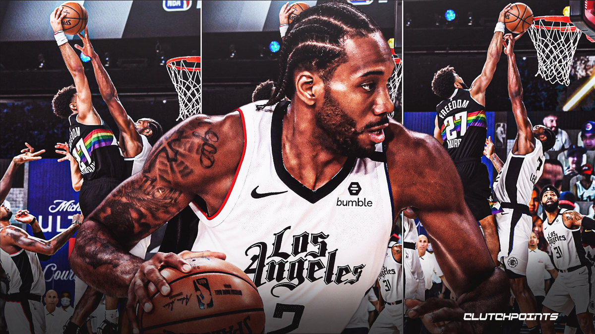 kawhi leonard的中指块jamal murray已经在t恤上不朽了