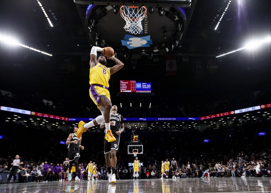 2021-2022赛季NBA常规赛，湖人106-96篮网图片合集。