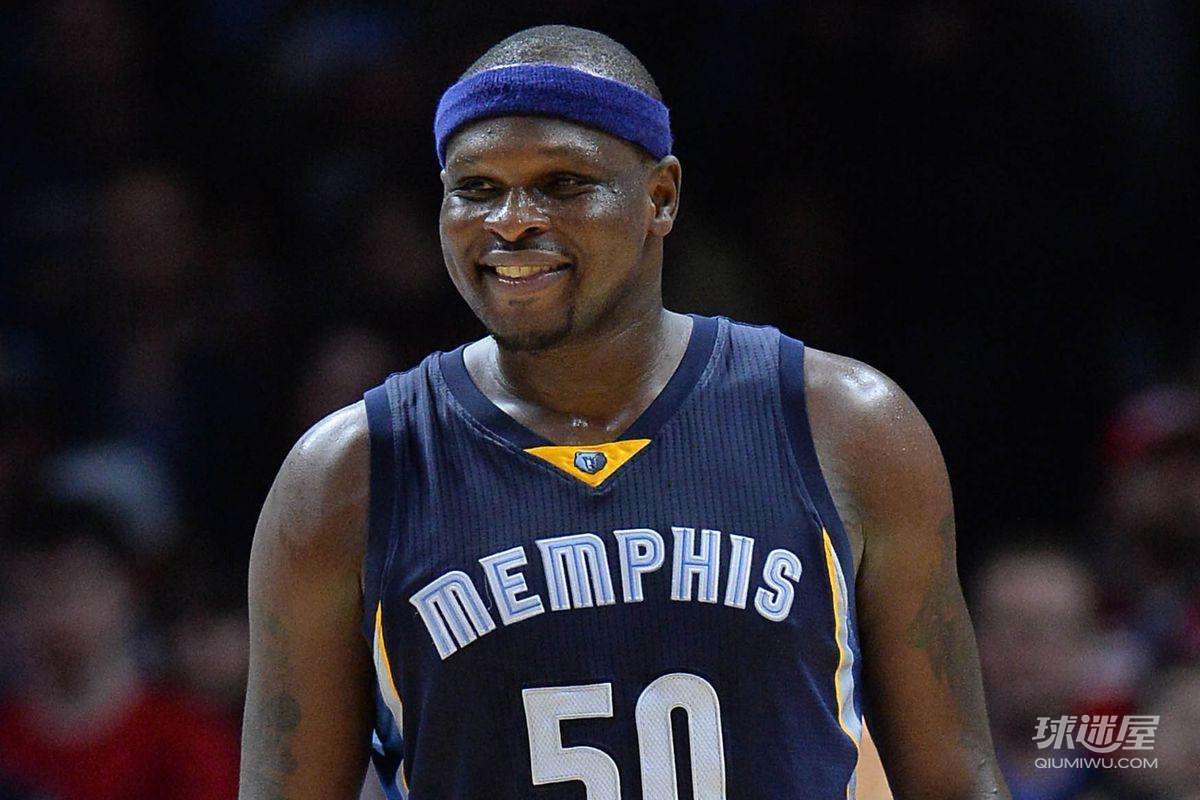 篮球场上很难对付的“蓝胖子”扎克兰多夫高清电脑壁纸