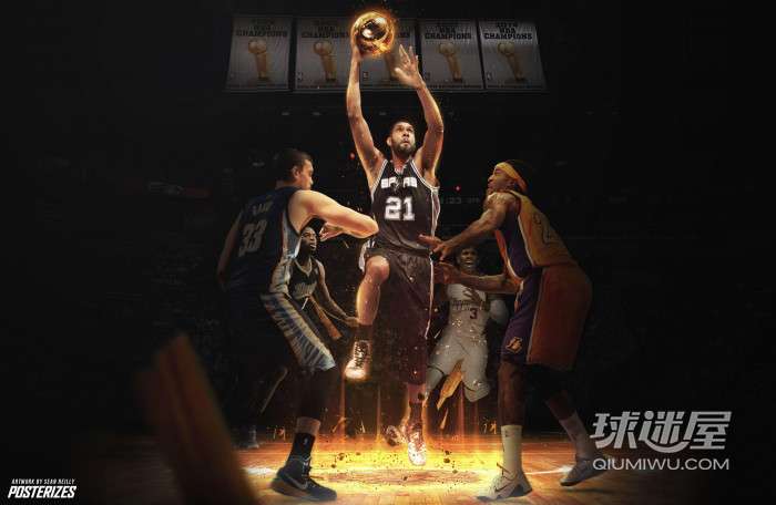 NBA“石佛”蒂姆邓肯高清电脑壁纸6