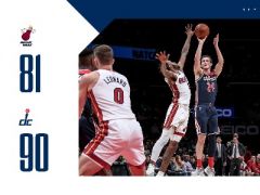 三节战报:马辛米22+5,马修斯22+4,奇才90-81领先热火