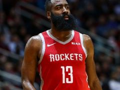 哈登狂砍45+17+8，生涯总得分升至NBA历史第37位