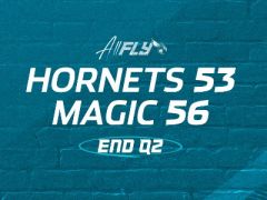 半场战报：武切维奇15+6，富尼耶10+1，魔术56-54领先黄蜂