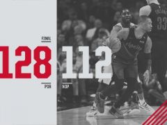 利拉德24+5+8戴維斯27+7，開拓者擊退鵜鶘迎兩連勝