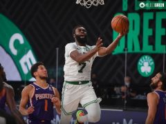 杰倫-布朗21分1籃板0助攻，凱爾特人完勝太陽