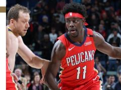 半場戰(zhàn)報(bào)：戈貝爾11+6霍勒迪12+2，鵜鶘以47-58落后爵士11分