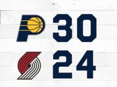NBA常規(guī)賽開拓者vs步行者，首節(jié)結(jié)束步行者領(lǐng)先開拓者6分