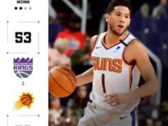 半節(jié)戰(zhàn)報：福克斯16分艾頓14+8，太陽以53-53戰(zhàn)平國王