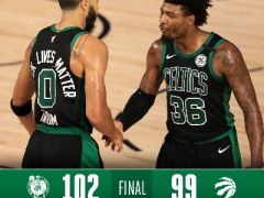 全場戰(zhàn)報：阿奴諾比20+7+1，塔圖姆34+8+6，凱爾特人險勝猛龍