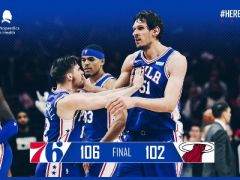 哈里斯23+11韋德19+4+6，76人澆滅熱火迎全明星賽后首勝