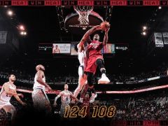 巴特勒34+5 德拉季奇25+6 热火战胜太阳