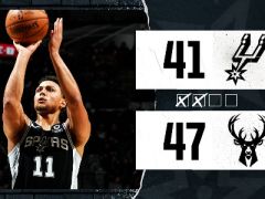 熱身賽：雄鹿113-92輕取馬刺，字母哥22+4+3