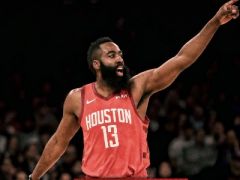 哈登61+15+5断特里尔31+10,戈登戈登救主三分火箭胜纽约