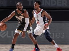 NBA常規(guī)賽雷霆vs奇才，首節(jié)戰(zhàn)罷雷霆以32-23領(lǐng)先對手9分