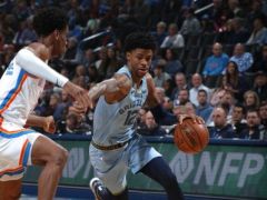 NBA常規(guī)賽灰熊vs雷霆，第一節(jié)結(jié)束灰熊領(lǐng)先雷霆5分
