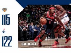 奇才主場力克尼克斯：尼利基納20+10，比爾40+7