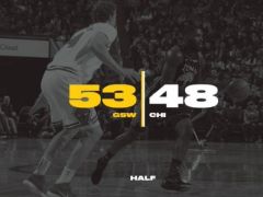伯克斯23+10+7 拉文36+5+5 勇士手擒公牛