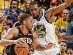 KD35分哈登35+6，庫里18分勇士力擒火箭1-0