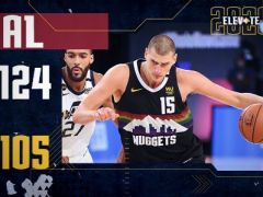爵士124-105大勝掘金，小波特約基奇各砍28分仍無(wú)力回天