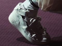  CdG x Nike Air Force 1 Mid 首次亮相！简约又不失设计感