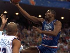 1992年NBA全明星赛：乔丹成票王，约翰逊荣获MVP奖杯