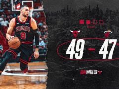 半场战报:拉文9+3 巴特勒13+2 公牛领先热火2分