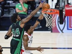 NBA季后賽猛龍vs凱爾特人，首節(jié)戰(zhàn)罷凱爾特人以39-23領(lǐng)先對手16分