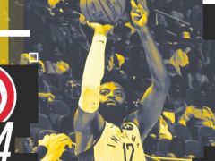 利夫28+10科林斯20+25，步行者險勝老鷹結(jié)束兩連敗
