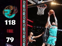 莫蘭特15+7+5普林斯15+5，灰熊大勝籃網(wǎng)