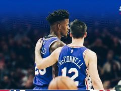 76人VS奇才：76人第三節(jié)以104-78領先奇才26分