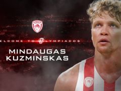 Mindaugas Kuzminskas与Olympiakos签约