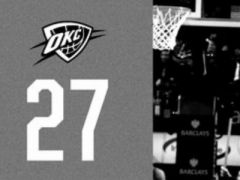 NBA常規(guī)賽雷霆vs籃網(wǎng)，首節(jié)結(jié)束雷霆領(lǐng)先籃網(wǎng)4分