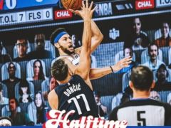 半场快报:独行侠领先76人9分,波尔津吉斯14+10,哈里斯16+8!