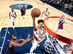 NBA常規(guī)賽掘金主場迎戰(zhàn)奇才，首節(jié)結(jié)束掘金落后4分